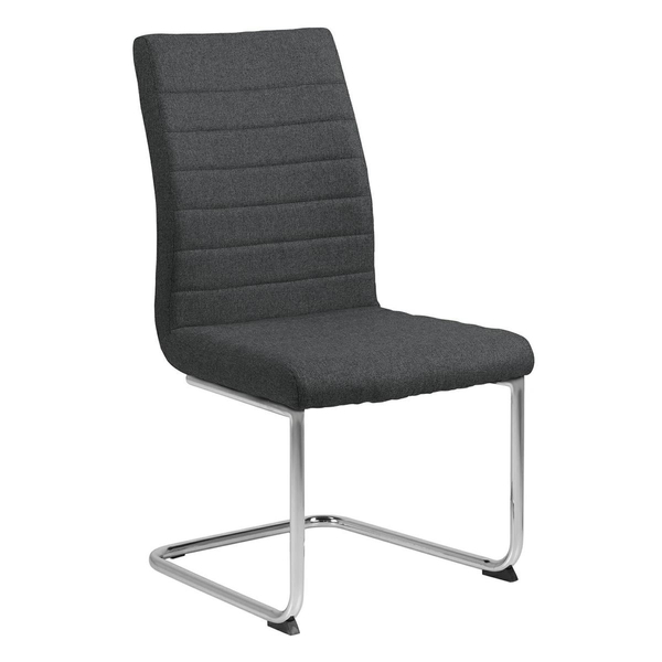Krzesło Gudrun szare/chrom