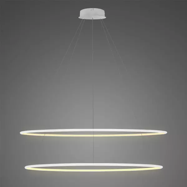 Lampa Ledowe Okręgi No.2 120cm 3k biała ściemnialna 