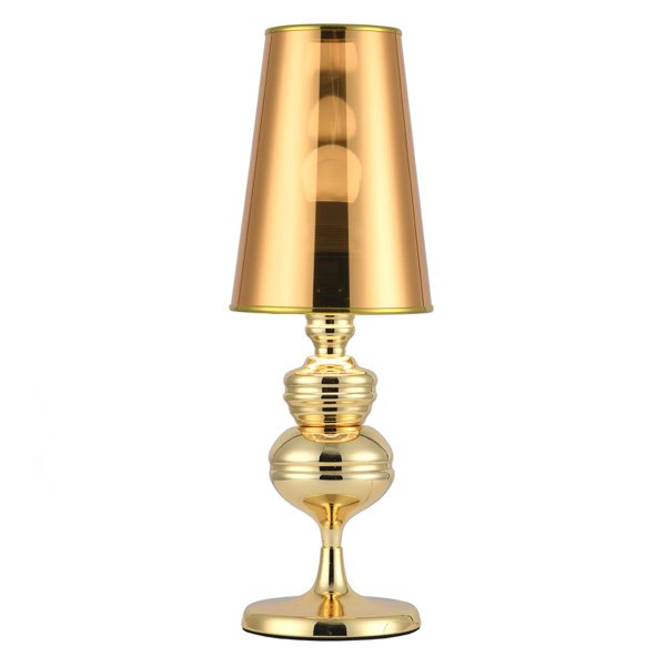 Lampa stołowa QUEEN złota 18 cm