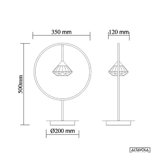 Lampa stołowa TIFFANY No.1 T 