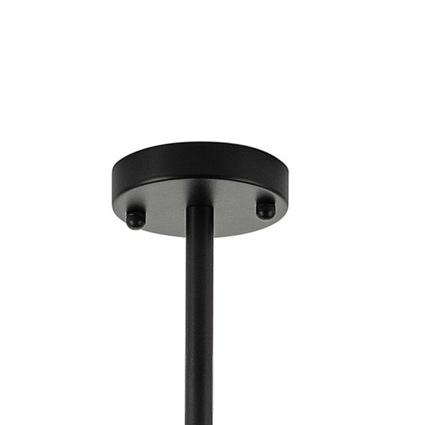 Lampa wisząca ASTRIFERO-10 bursztynowo czarna 90 cm