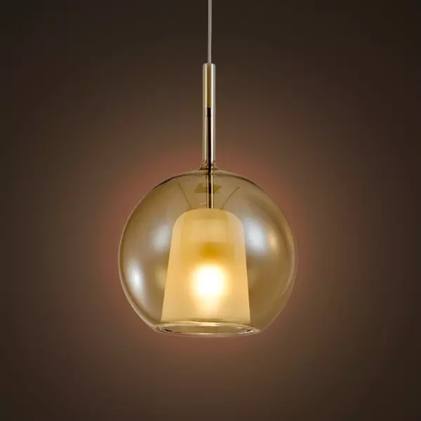 Lampa wisząca EUFORIA No. 1 20cm bursztynowa Altavola Design