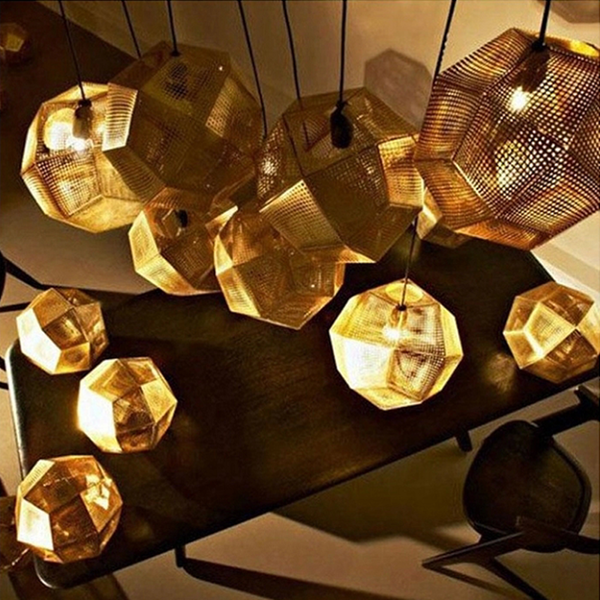 Lampa wisząca FUTURI STAR złota 32 cm