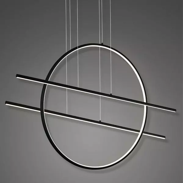 Lampa wisząca LINEA No.3 czarna 4k Altavola Design