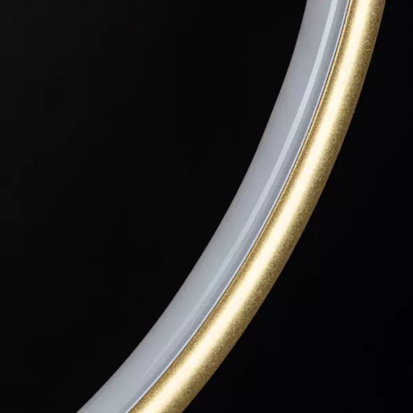 Lampa wisząca Ledowe Okręgi No.1 Φ100 cm in 4k złota Altavola Design
