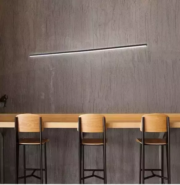 Lampa wisząca Linea No.1 143cm czarna 3k ściemnialna 