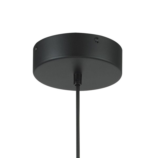 Lampa wisząca TRIANGOLO LED czarna 65 cm