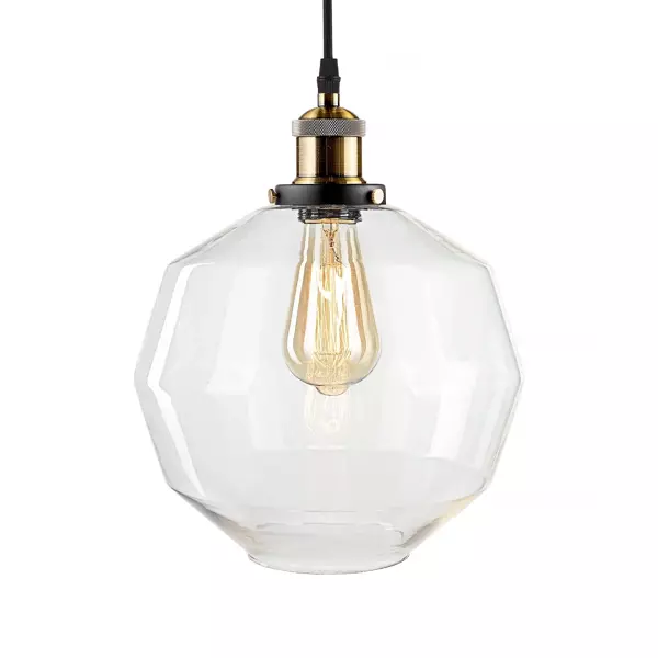 NY Loft No.4 Szklana Lampa wisząca 