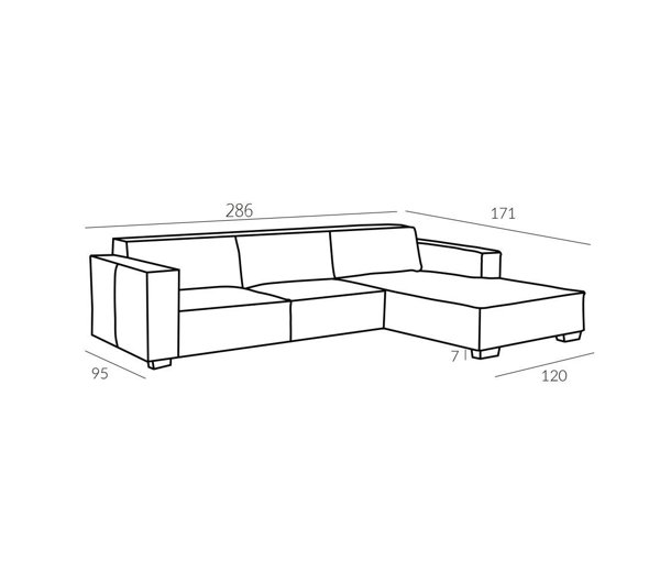 Sofa Manor 6 GR.4 Tkanin