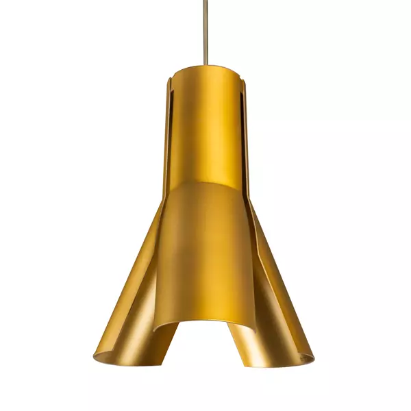 Złota Lampa wisząca Origami Design No.1 