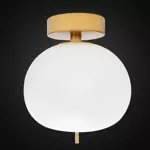 Ekskluzywny plafon LED złoto biały Apple CE Altavola Design