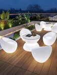 Fotel ogrodowy COMFY LED RGBW 16 kolorów 68 cm