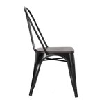 Krzesło Paris Wood czarne sosna szczot.