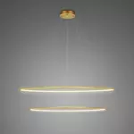 Lampa Ledowe Okręgi No.2 100cm 4k złota 