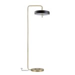 Lampa podłogowa ARTDECO czarno - złota 162 cm