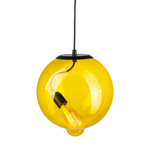Lampa szklana Modern Glass Bubble Yellow 