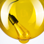 Lampa szklana Modern Glass Bubble Yellow 