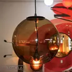 Lampa szklana Modern Glass Bubble coffee 