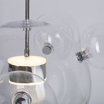 Lampa wisząca BUBBLES -14 LED chrom 3000K