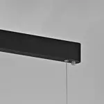 Lampa wisząca Ledowe Kwadraty No.1 100cm 3k czarna