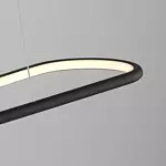 Lampa wisząca Ledowe Kwadraty No.1 100cm 3k czarna