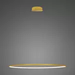 Lampa wisząca Ledowe Okręgi No.1 Φ100 cm in 3k złota Altavola Design