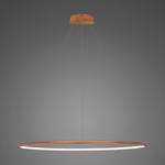 Lampa wisząca Ledowe Okręgi No.1 100cm 4k miedziana