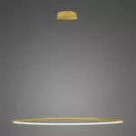 Lampa wisząca Ledowe Okręgi No.1 120cm 4k złota ściemnialna