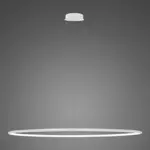 Lampa wisząca Ledowe Okręgi No.1 150cm 3k biała ściemnialna 