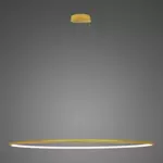 Lampa wisząca Ledowe Okręgi No.1 150cm 4k złota ściemnialna 