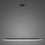 Lampa wisząca Ledowe Okręgi No.1 180cm 3k czarna ściemnialna  