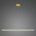 Lampa wisząca Ledowe Okręgi No.1 Φ230 cm in 4k złota Altavola Design