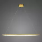 Lampa wisząca Ledowe Okręgi No.1 230cm 2700k złota ściemnialna