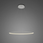 Lampa wisząca Ledowe Okręgi No.1 40cm 3k srebrna 