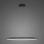 Lampa wisząca Ledowe Okręgi No.1 80cm 2700k czarna Design