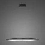 Lampa wisząca Ledowe Okręgi No.1 80cm 3k 43W czarna