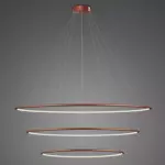 Lampa wisząca Ledowe Okręgi No.3 120cm 3k miedziana