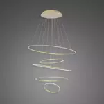 Lampa wisząca Ledowe Okręgi No.5 120cm 4k złoty ściemnialna 