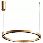 Ledowa lampa wisząca Diamante No.2  CO1 100 cm złota Altavola Design 