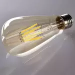 Żarówka Edison LED 6W clear