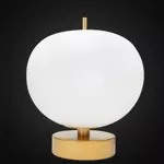 Złota lampa stołowa LED Apple T 