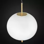Złota lampa wisząca LED Apple P 